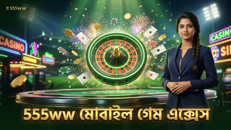 দ্রুত গেম এক্সেসের জন্য 555ww মোবাইল ইন্টারফেস উন্নত।
