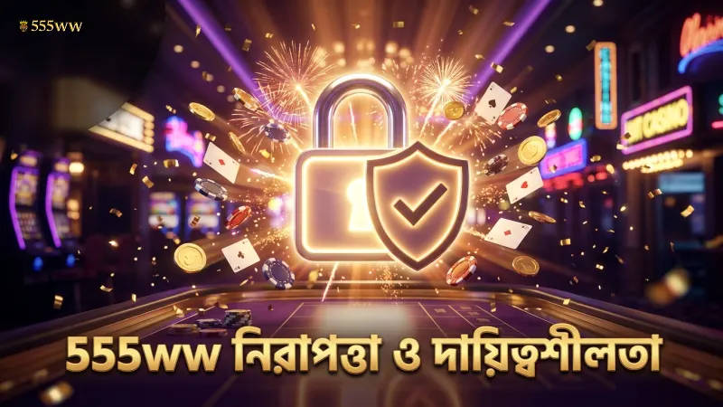 নিরাপত্তা ও দায়িত্বশীল গেমিংয়ে 555ww বিশ্বাসযোগ্য।