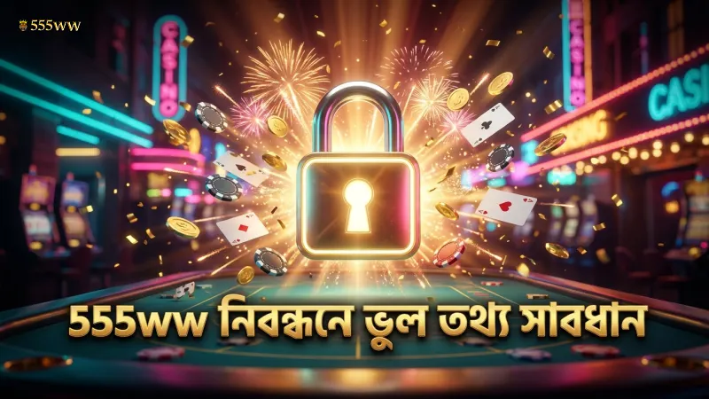 555ww নিবন্ধনে সাধারণ ভুল তথ্য থেকে সাবধান থাকা জরুরি।