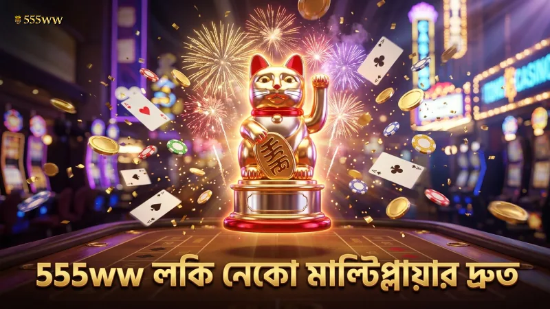 লকি নেকো মাল্টিপ্লায়ার সিস্টেমের কার্যকরী গতি 555ww তে