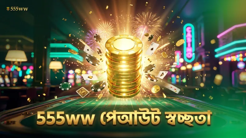 555ww প্ল্যাটফর্মে পেআউট স্বচ্ছতা নিশ্চিত করে খেলোয়াড়ের বিশ্বাস।