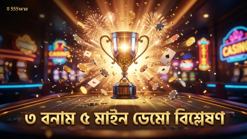 ৩ এবং ৫ মাইন গ্রিডে সেশন ডেমো থেকে লাভের তুলনা