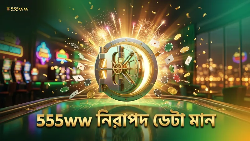 555ww ডেটা সুরক্ষায় আন্তর্জাতিক মান মেনে চলে।