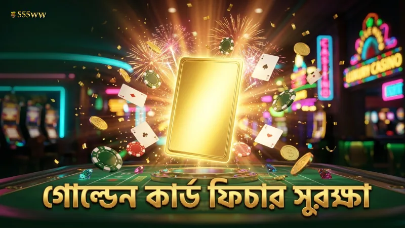 গোল্ডেন কার্ড ফিচারের মাধ্যমে গেমের নিরাপত্তা বৃদ্ধি পায়