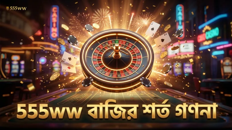 বাজির শর্ত ও ওয়েজারিং গণনার বাস্তব চিত্র 555ww এ